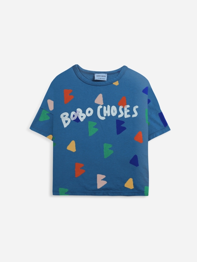 【BOBOCHOSES】Drop1「I'm a Poet」122AC013 B.C all over short sleeve T-shirt