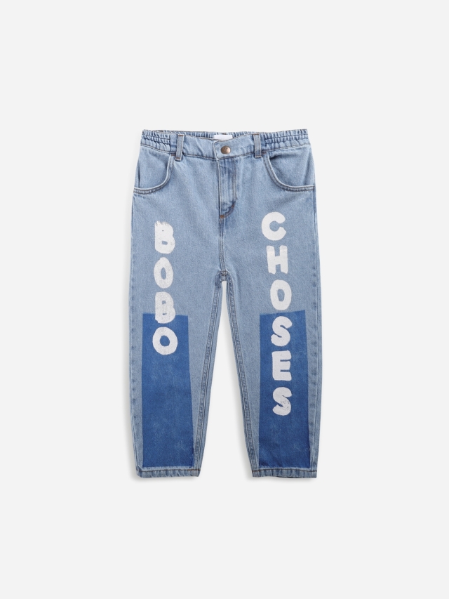 【BOBOCHOSES】Drop2「I'm a Poet」122AC062  Bobo Choses denim pants