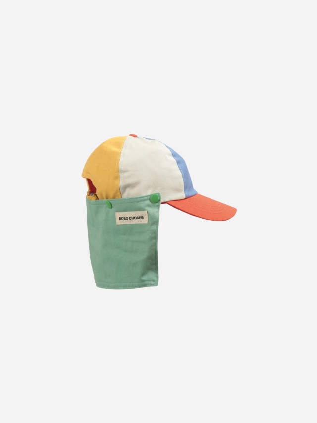 【BOBOCHOSES】Drop2「I'm a Poet」122AI006  Color Block protection cap