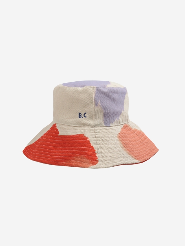 【BOBOCHOSES】Drop2「I'm a Poet」122AK002  Brushstrokes cotton hat