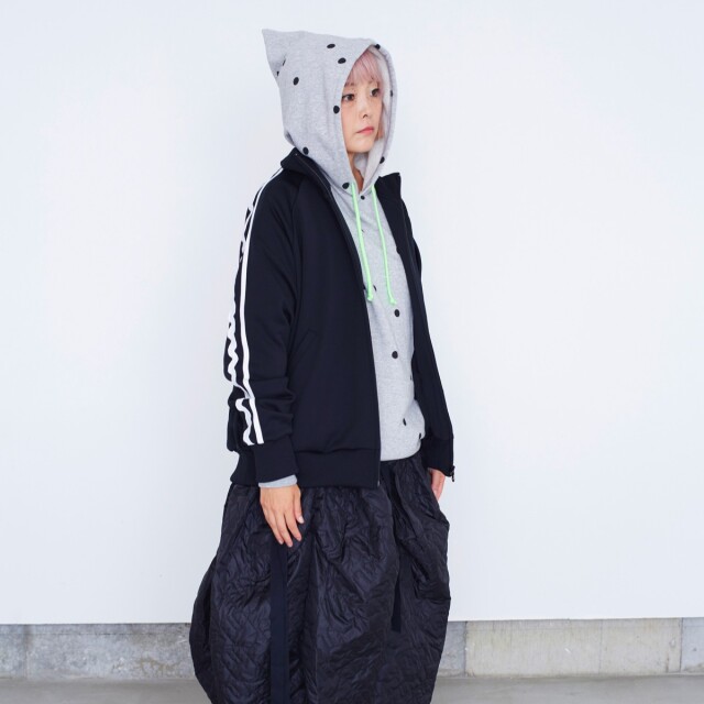 frankygrow アウター frankygrow】24FWOT-113 KUMA EMBROIDERY PATCH PE TRACK JACKET