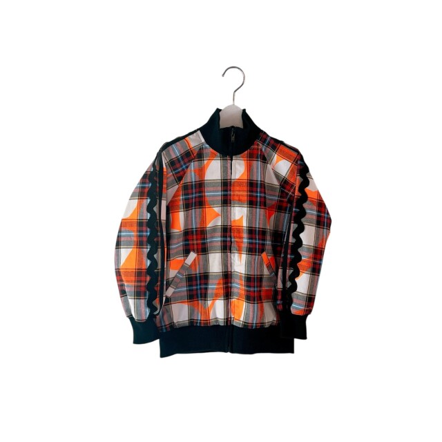 【frankygrow】25FWOT-121 FORMED CHECK TRACK JACKET
