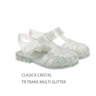※予約【igor】サンダル・S10329 CLASICA CRISTAL/386 TR.TRANS. MULTI GLITTER