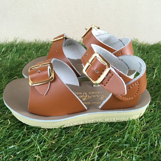 【Salt Water Sandals(ソルトウォーターサンダル)】Sun San surfer(ベルクロ)/tan茶色/13cm～19cm