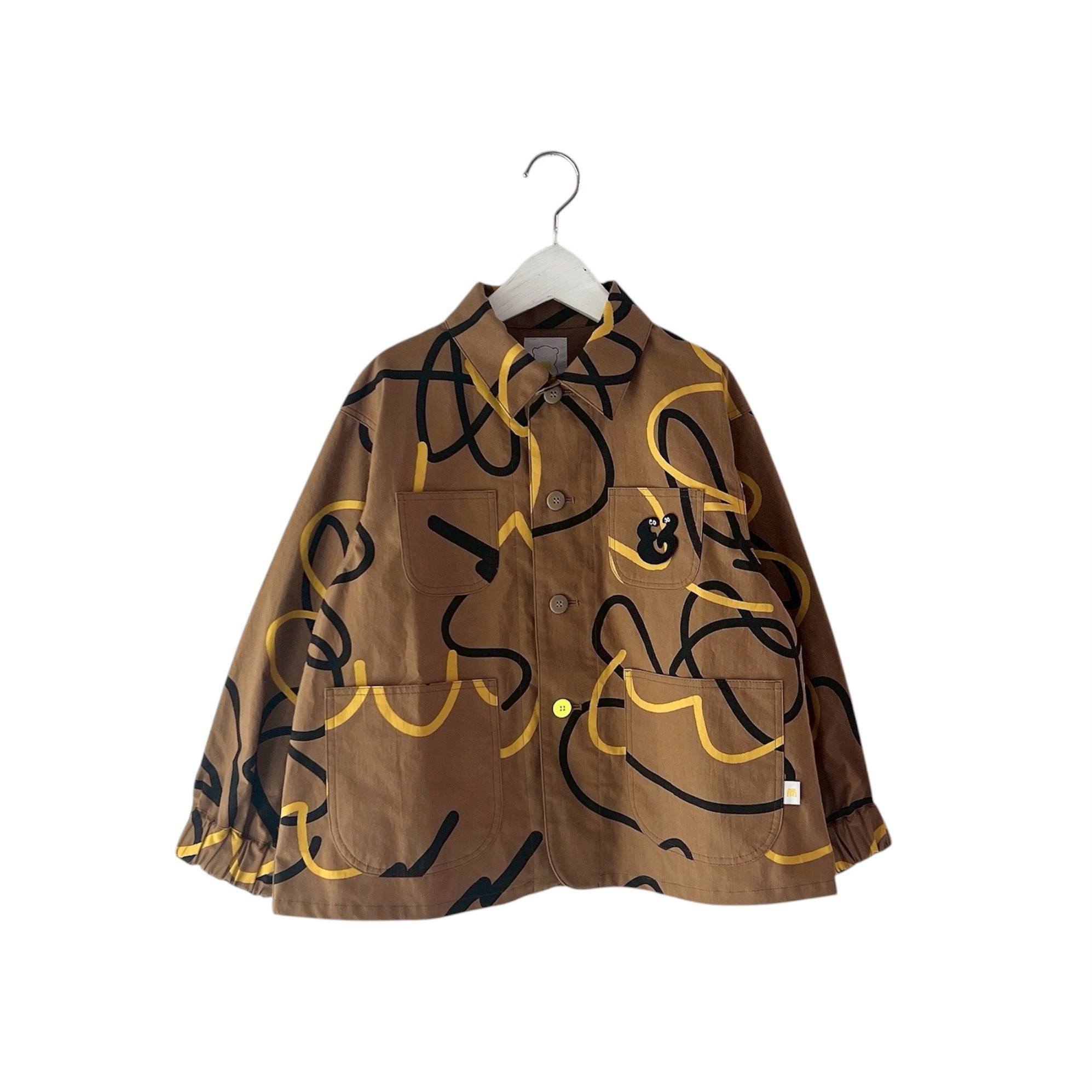 【minnano×frankygrow】MF25FWOT-002 PATTERNED COVERALL – HORSE CLOTH VINTAGE