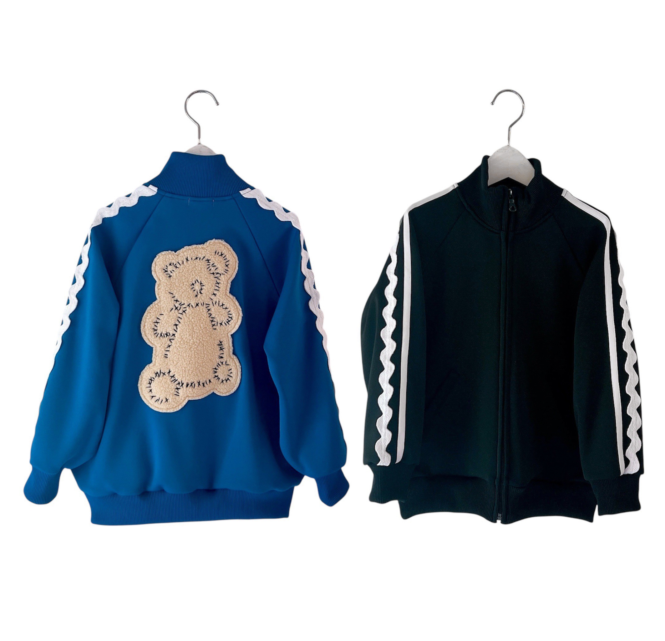 【frankygrow】25FWOT-120 KUMA EMBROIDERY PATCH TRACK JACKET