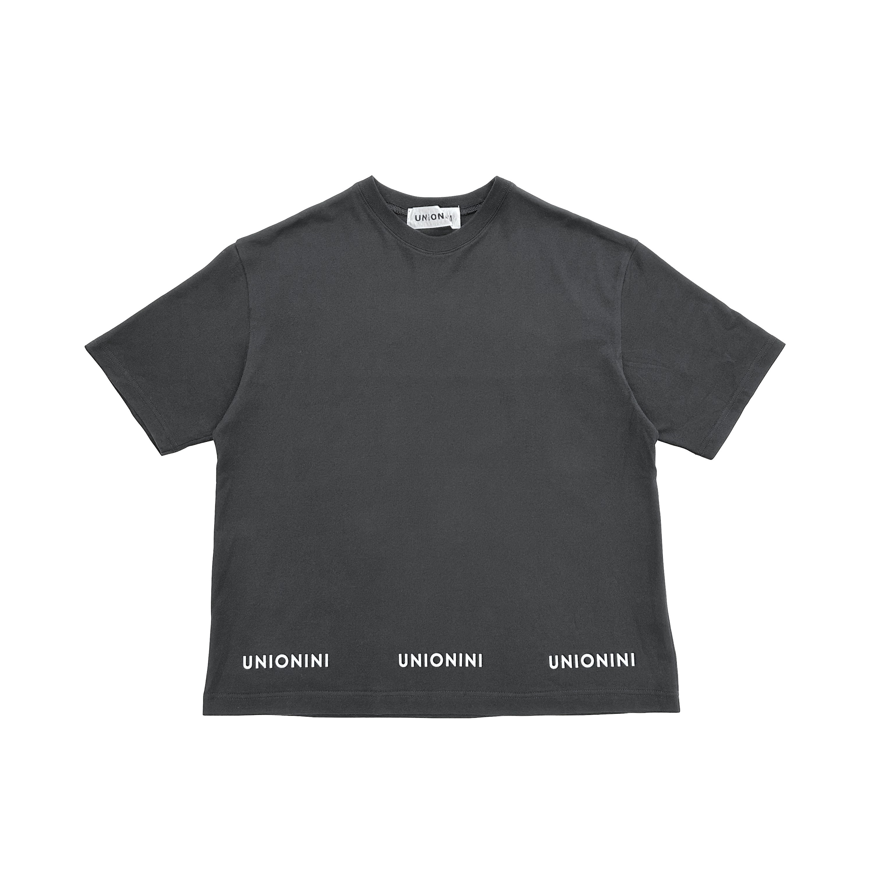 【UNIONINI】CS-070 ribbon tee/black キッズ～大人まで