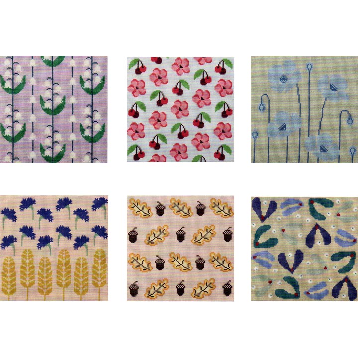 ベトナム 刺繍ティーマット9枚セット ベトナム 刺繍ティーマット9枚セット ベトナム 刺繍ティーマット9枚