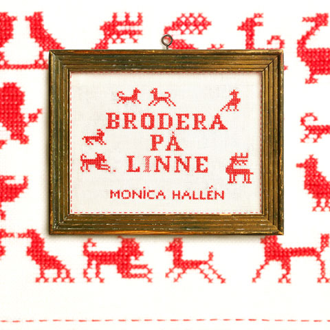 〔Book Hemslojden〕　Brodera pa linne（※表裏表紙スレあり）【在庫限りで廃番！】