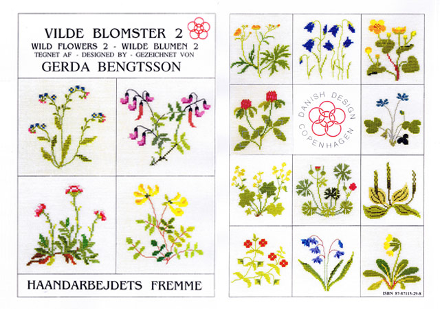 *〔Fremme〕　図案集　52-2102　Wild Flowers-2　＜8月中旬入荷予定＞