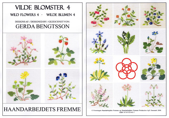 ＊〔Fremme〕　図案集　52-2108　Wild Flowers-4 ＜8月中旬入荷予定＞