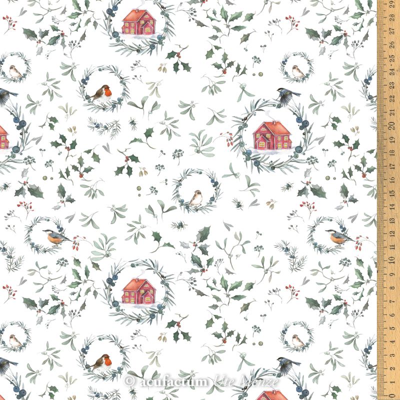 **〔Acufactum〕　A-3523-956　生地 / 冬のロマンス