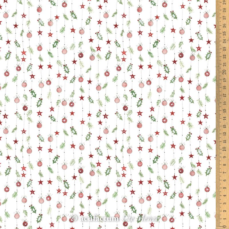 **〔Acufactum〕　A-3523-962　生地 / クリスマス・ガーランド