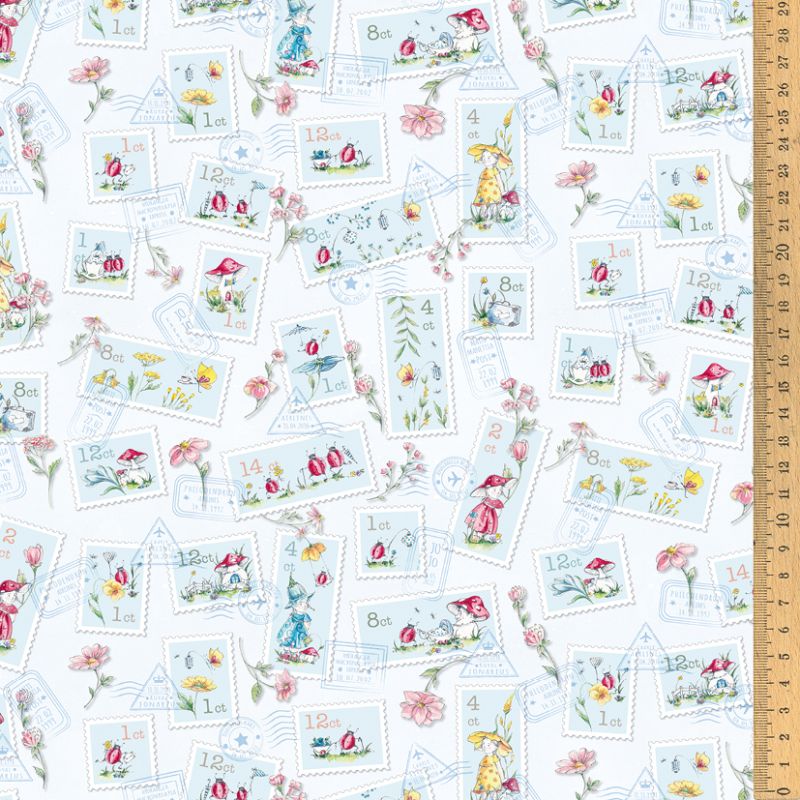 **〔Acufactum〕　A-3523-966　生地 / ブルー・モーリシャス