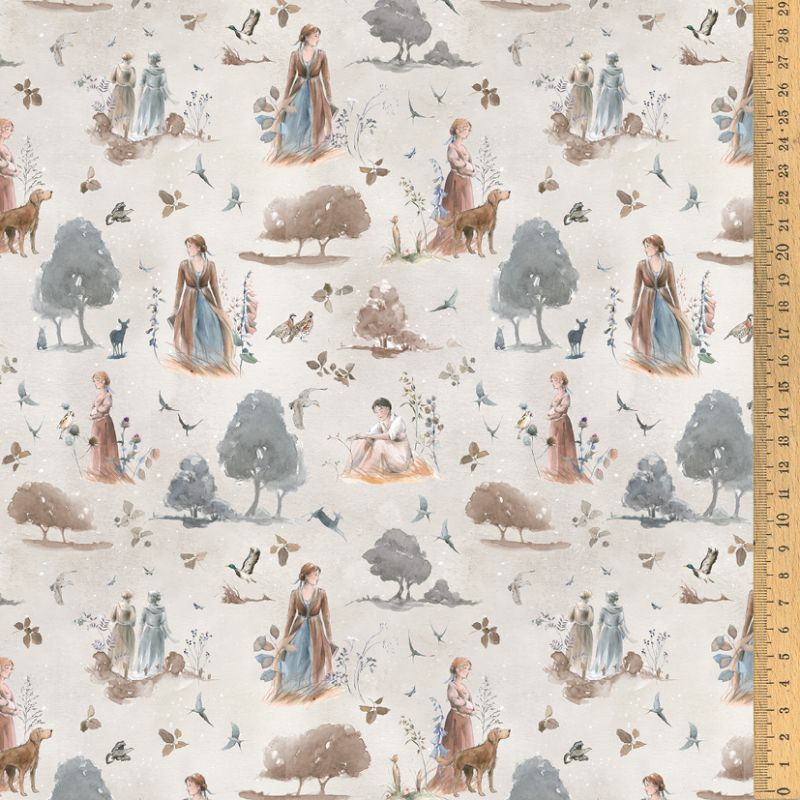 **〔Acufactum〕　A-3523-989　コットン生地 / 憧れの場所