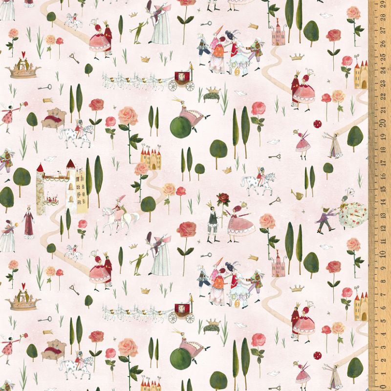 **〔Acufactum〕　A-3523-993　コットン生地 / おとぎ話の魔法