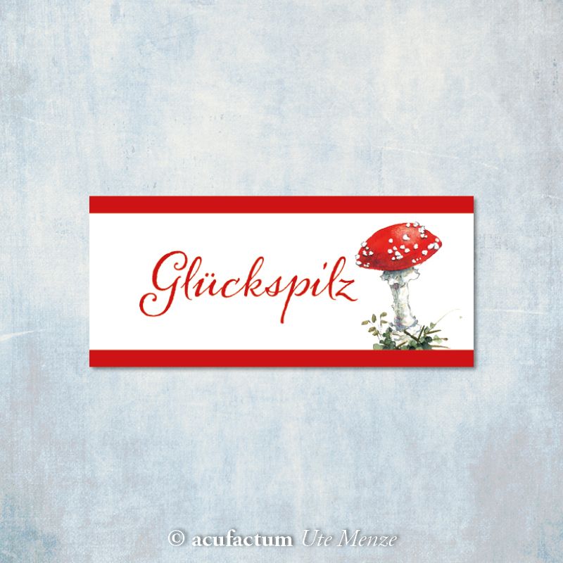 **〔Acufactum〕　A-35334　織ラベル / Gluckspilz