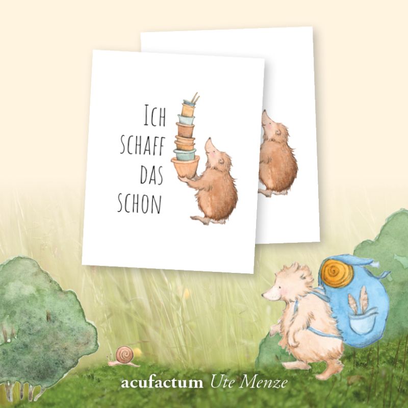 **〔Acufactum〕　A-35361　織ラベル / Patch / Ich schaff das schon