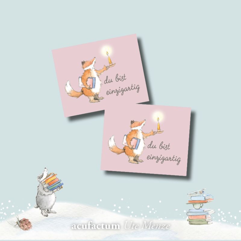 **〔Acufactum〕　A-35375　織ラベル / Patch / 読書するキツ