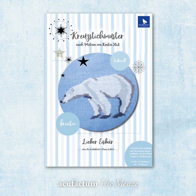 **〔Acufactum〕　図案 / A-4-4099-01 / Dear Polar Bear