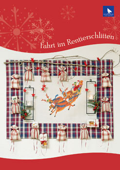 〔Acufactum〕　図案　A-82124　Fahrt im Rentierschlitten　【在庫あり】