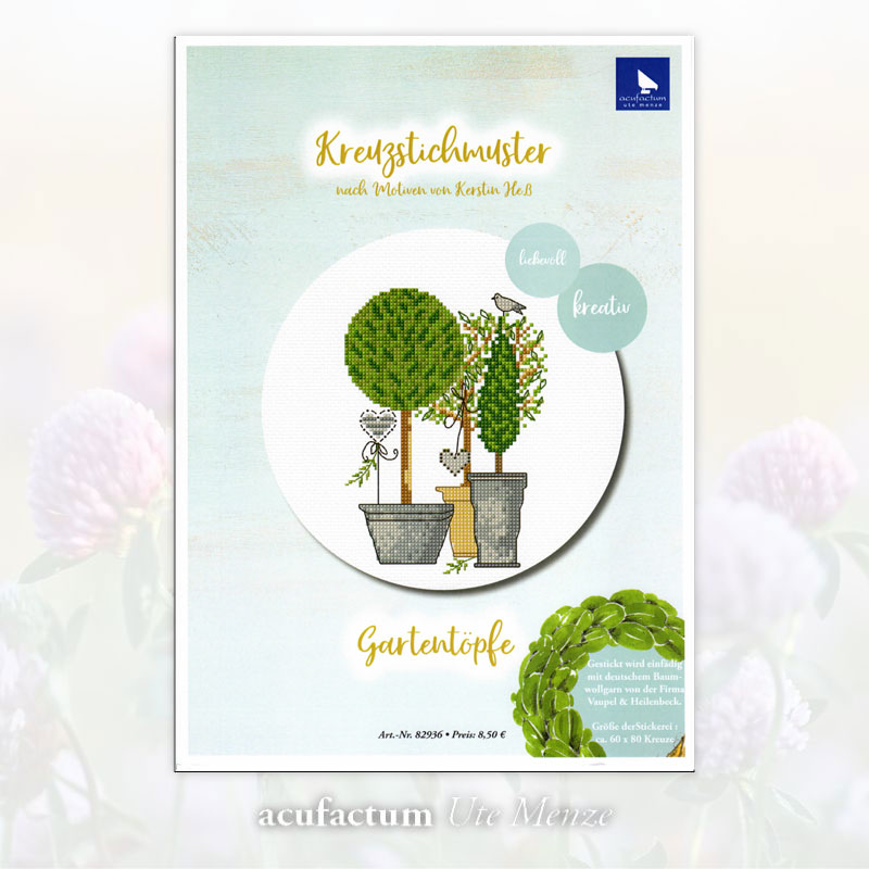 〔Acufactum〕　図案 / A-82936 / Gartentopfe　【在庫あり】