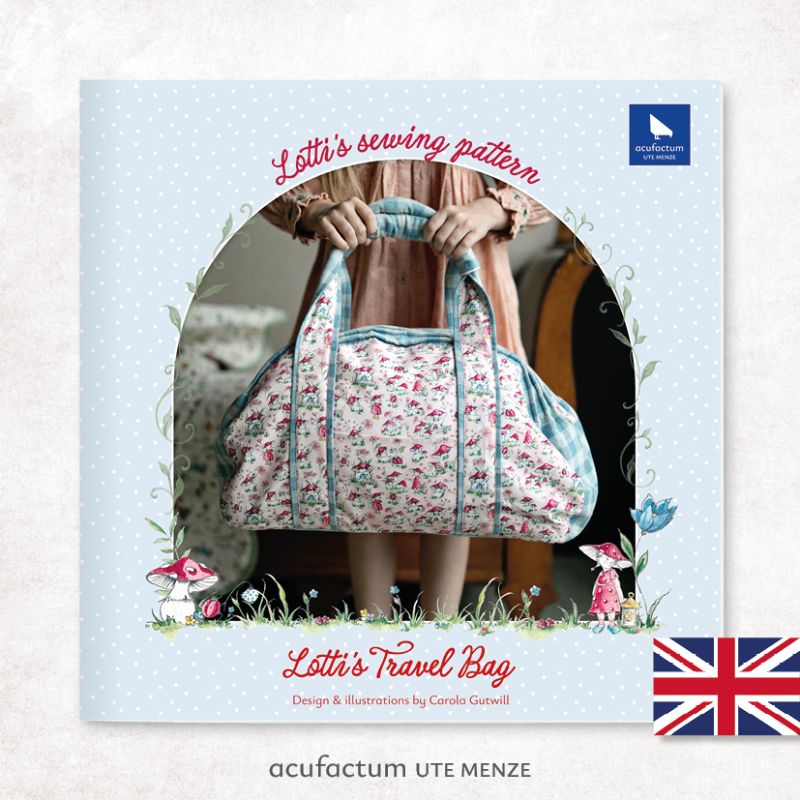**〔Acufactum〕　ソーイングレシピ / A-82980-EN / Lotti"s travel bag（英語版）