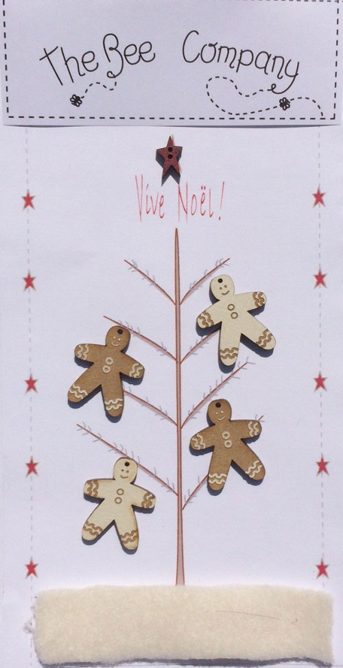 〔The Bee Company〕　ウッドボタン　 TBN12　 【即日発送可】<在庫限り＞