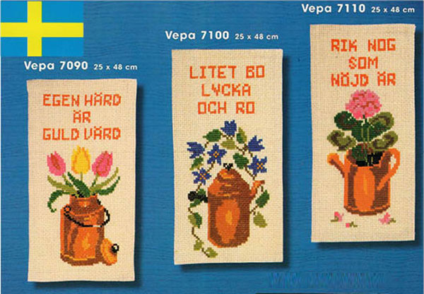 〔Ekwalls〕　刺繍キット　EK-7090/7100/7110