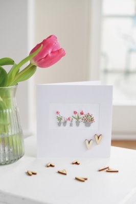 **〔Fingerhut〕　V-1108　フレームカード＆ウッドハート