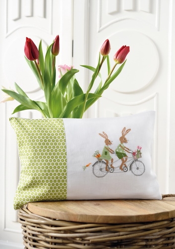 **〔Fingerhut〕　V-1153　クッションカバー / 40ｘ25cm