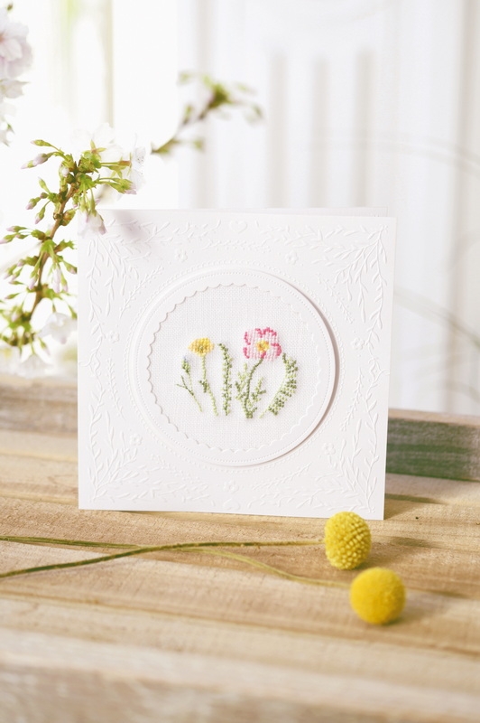 **〔Fingerhut〕　V-1244　フレームカード / 花の草原