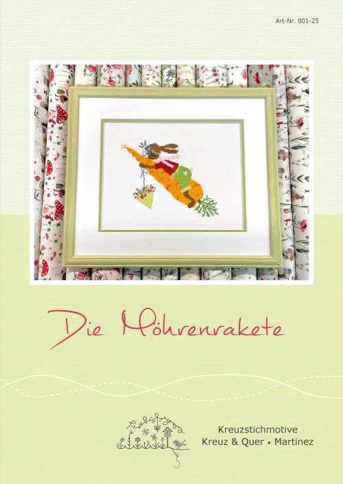 **〔Kreuz&Quer〕　図案　KQ-A001-25　Die Mohrenrakete