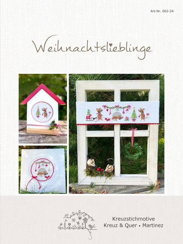 **〔Kreuz&Quer〕　図案　KQ-A002-24　Weihnachtslieblinge