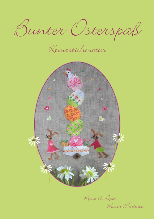 〔Kreuz＆Quer〕　図案集　L001-11　Bunter Osterspass 【在庫あり】