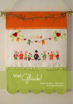 〔Kreuz＆Quer〕　図案集　L001-14　Viel Glück! 【在庫あり】
