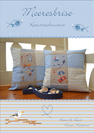 〔Kreuz＆Quer〕　図案集　L003-11　Meeresbrise 【在庫あり】