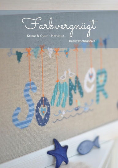 〔Kreuz＆Quer〕　図案集　L003-14　Farbvergnügt 【在庫あり】