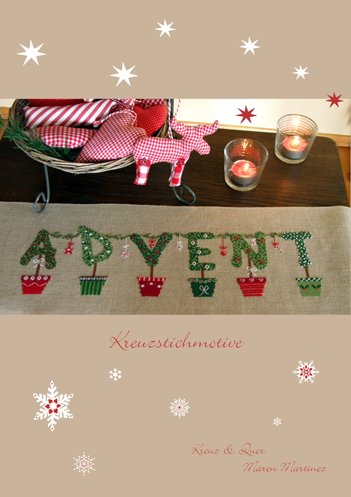 〔Kreuz＆Quer〕　図案集　L004-10　Advent　【在庫あり】