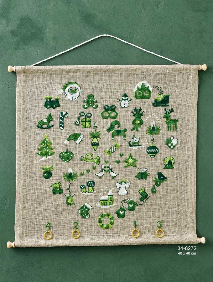 〔Permin〕　刺繍キット　P34-6272　<Happy Point 5倍>