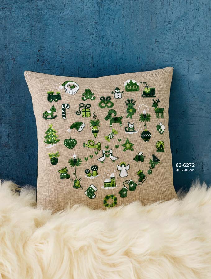 〔Permin〕　刺繍キット　P83-6272　<Happy Point 5倍>