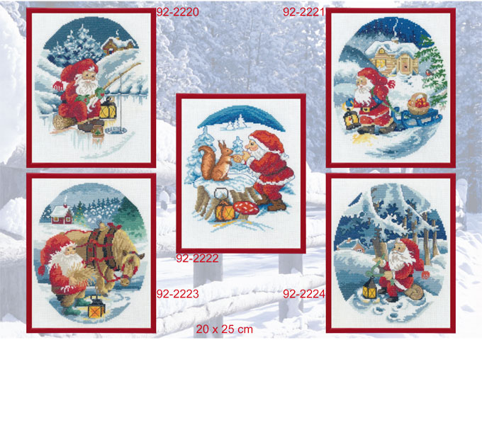 〔Permin〕　刺繍キット　P92-2220/2221/2222/2223