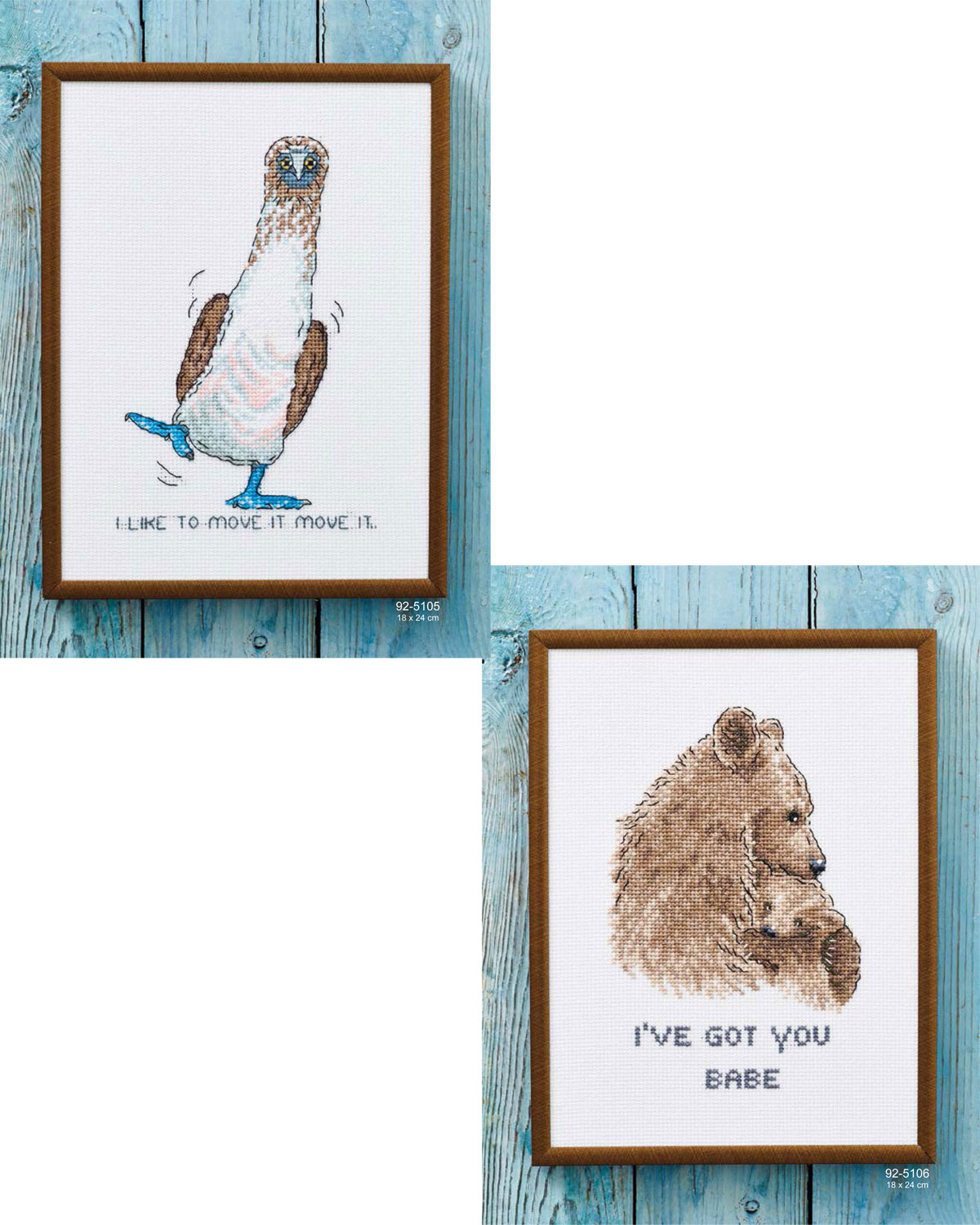 〔Permin〕　刺繍キット（P92-5105/92-5106）