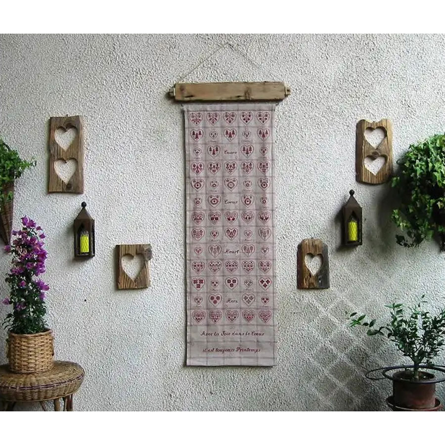 **〔Renato Parolin〕　図案　RP-0218　Les c?urs de la joie