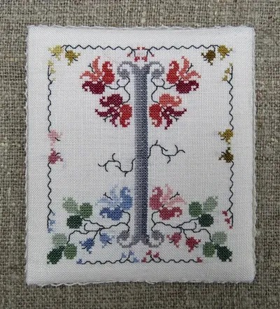 **〔Renato Parolin〕　図案　RP-2509　Flowery letter - I