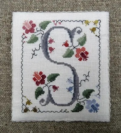 **〔Renato Parolin〕　図案　RP-2519　Flowery letter - S