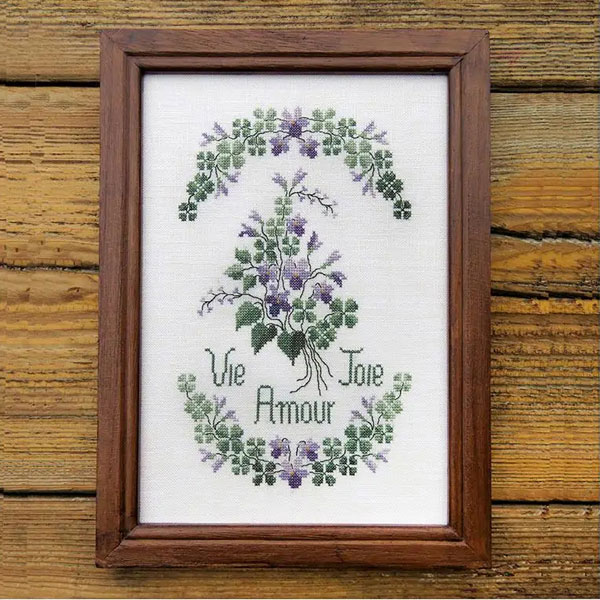 **〔Renato Parolin〕　図案　RP-2607　Vie, Joie, Amour