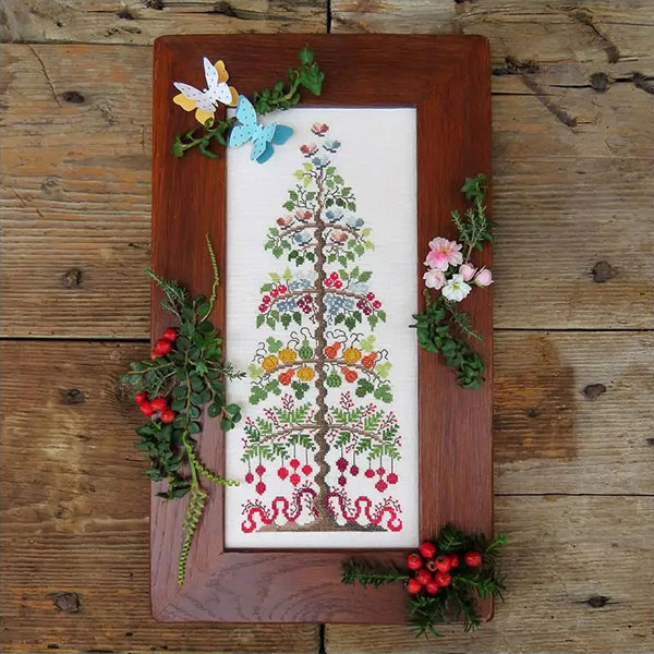 **〔Renato Parolin〕　図案　RP-3207　One tree, four seasons