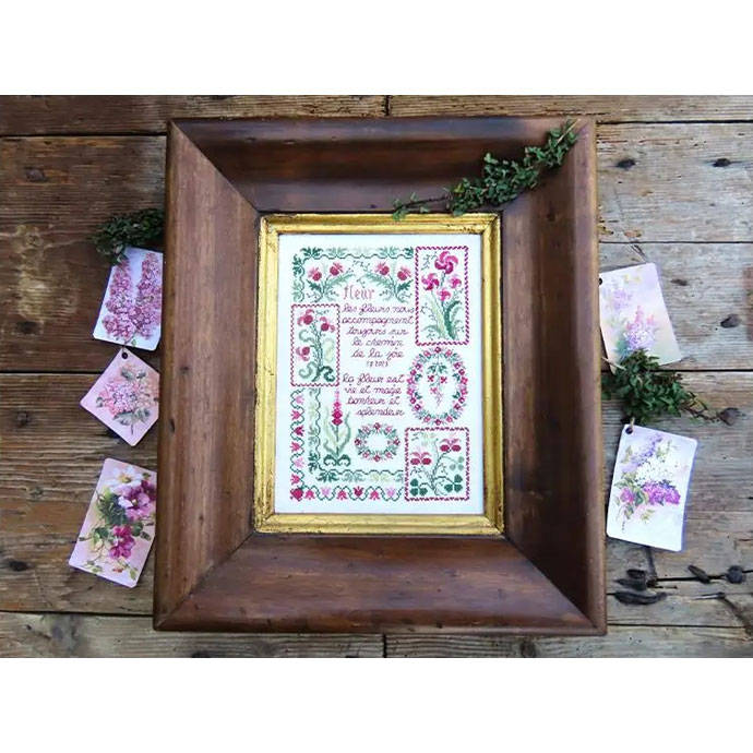 **〔Renato Parolin〕　図案　RP-3518　Fleurs et couleurs