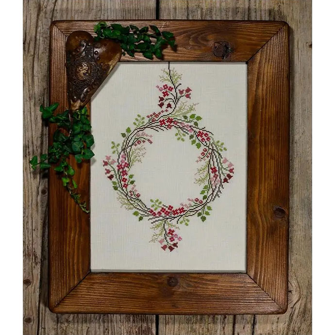 **〔Renato Parolin〕　図案　RP-3603　Pink wreath (spring)